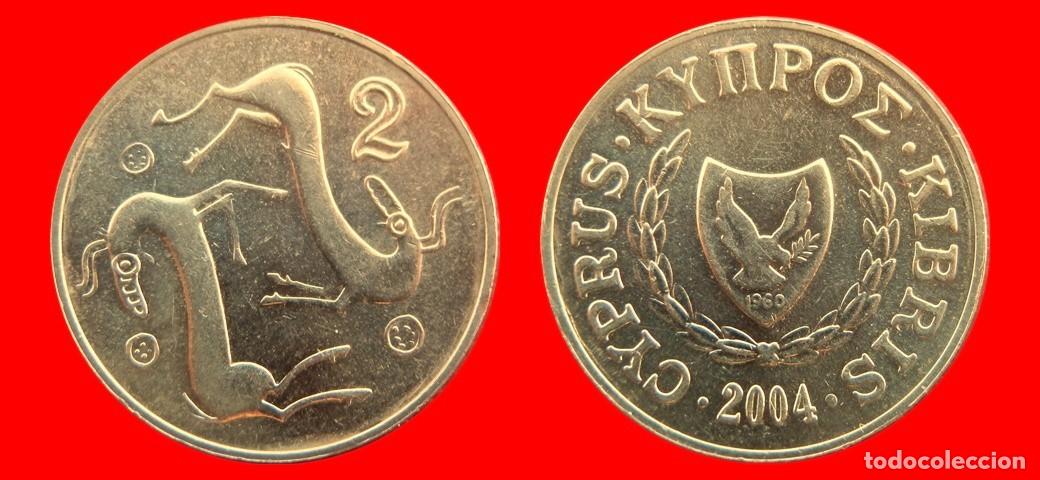 Monete antiche di Europa: 2 CENTIMOS 2004 CHIPRE-156616