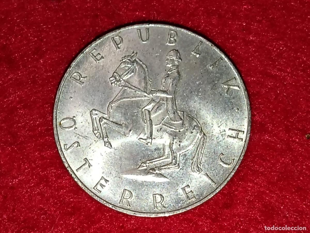 Monedas antiguas de Europa: MONEDA DE PLATA 5 CHELINES 1963 AUSTRIA SEGUNDA REP&Uacute;BLICA