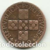 Monete antiche di Europa: XX (20) CENTAVOS PORTUGAL - 1949 - BRONCE - DIFICIL - FOTOS