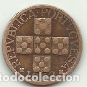 Monnaies anciennes de Europe: XX (20) CENTAVOS PORTUGAL - 1952 - BRONCE - DIFICIL - FOTOS