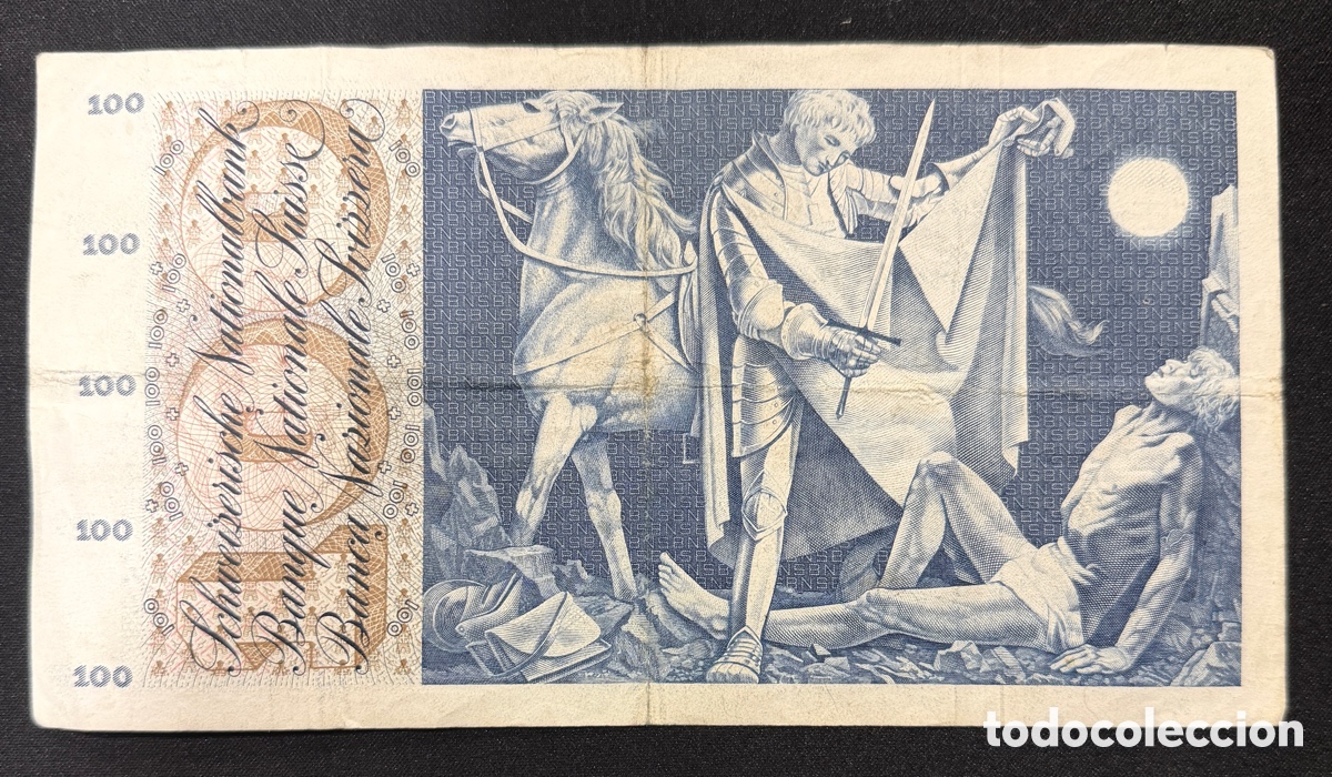 Alte M&uuml;nzen aus Europa: 100 Francos Suizos 1958