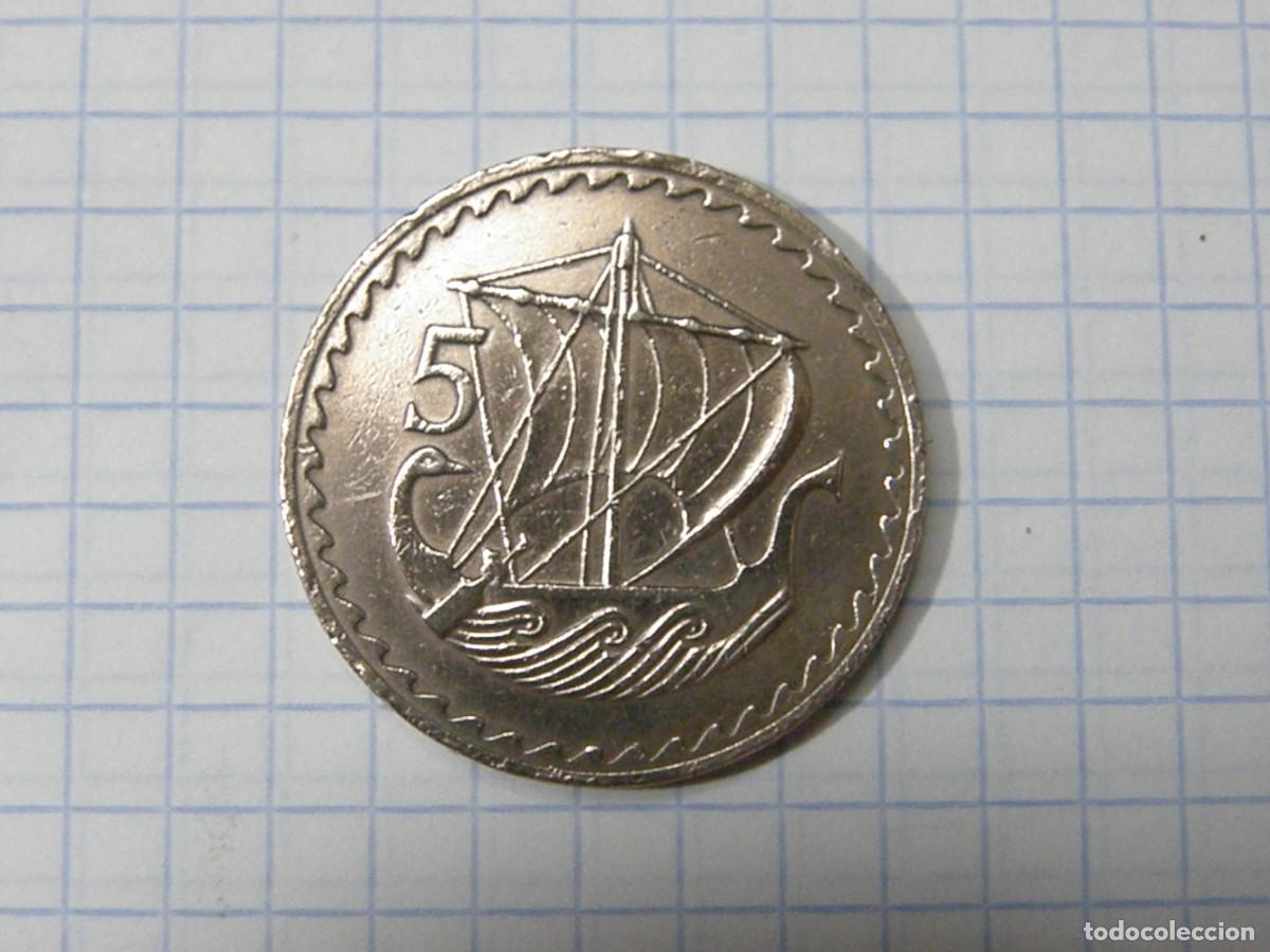 Monete antiche di Europa: 5 MILS CHIPRE 1963 KM#39 | REP&Uacute;BLICA | BRONCE