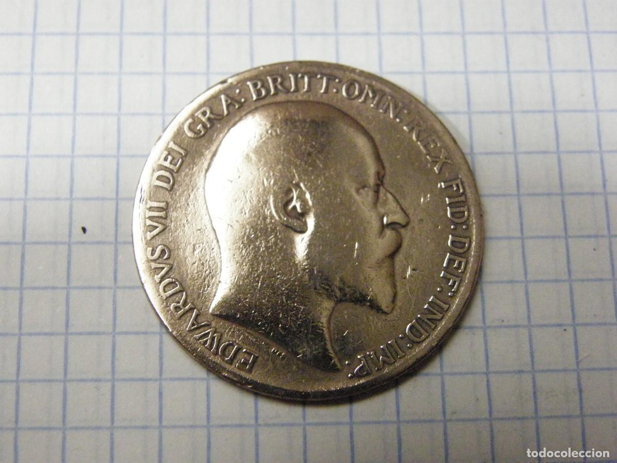 Old Coins of Europe: 1 PENNY REINO UNIDO 1910 EDUARDO VII KM#794 | BRONCE