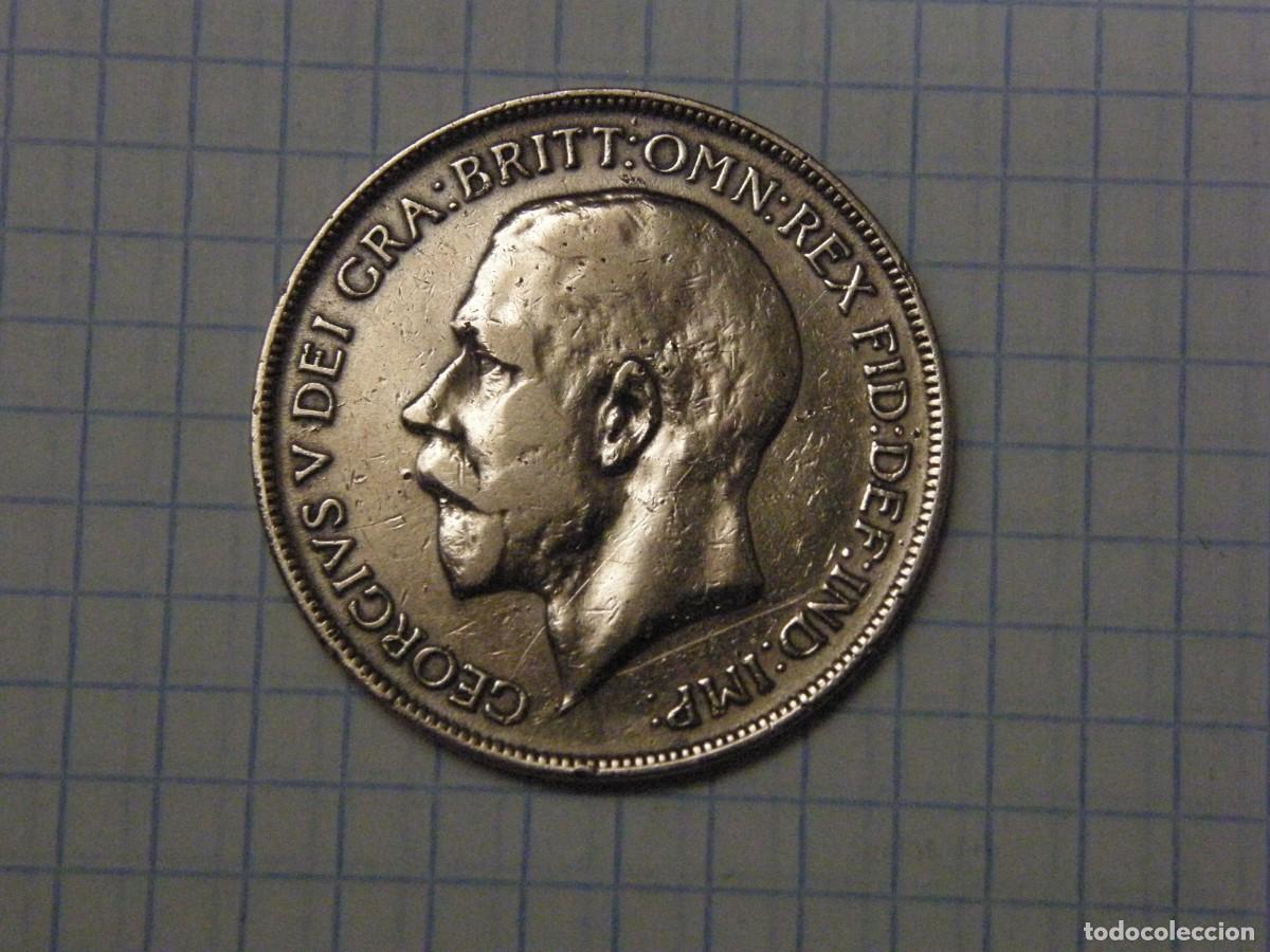 Monnaies anciennes de Europe: 1 PENNY REINO UNIDO 1922 KM#810 GEORGE V BRITANNIA | BRONCE
