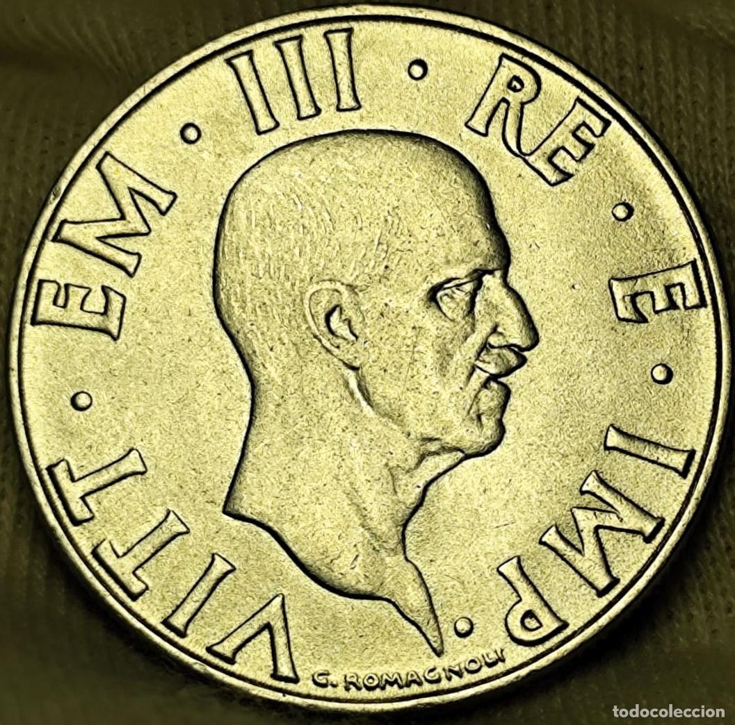 Monnaies anciennes de Europe: Italia 2 liras, 1939 XVIII R, Rey V&iacute;ctor Manuel III, Lote 1049