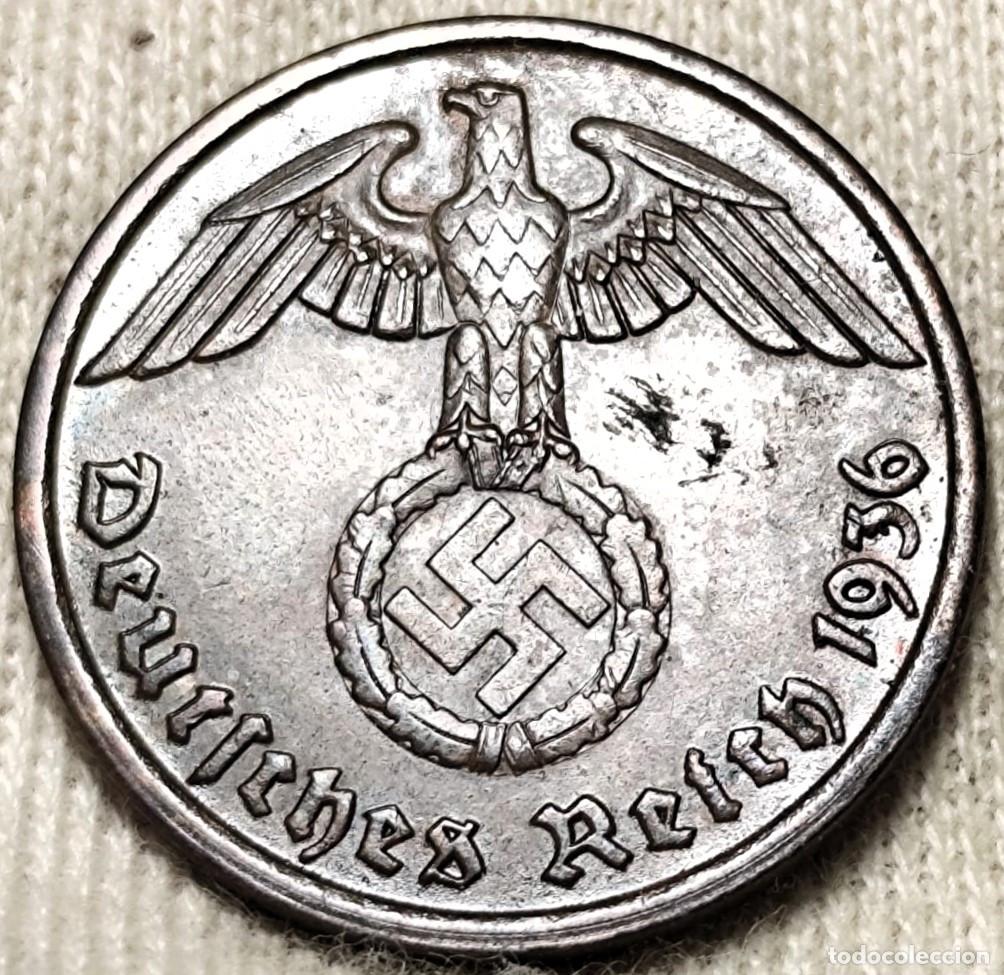 Monnaies anciennes de Europe: Alemania Tercer Reich 2 Reichspfennig 1936 A. Lote 976