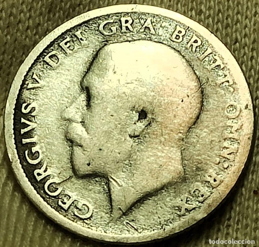 Monnaies anciennes de Europe: Reino Unido 6 Peniques 1924 Plata Lote 138