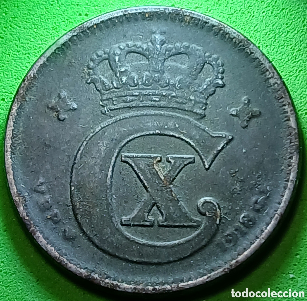 Alte M&uuml;nzen aus Europa: Dinamarca 5 ore 1918 km#814a poco com&uacute;n!!