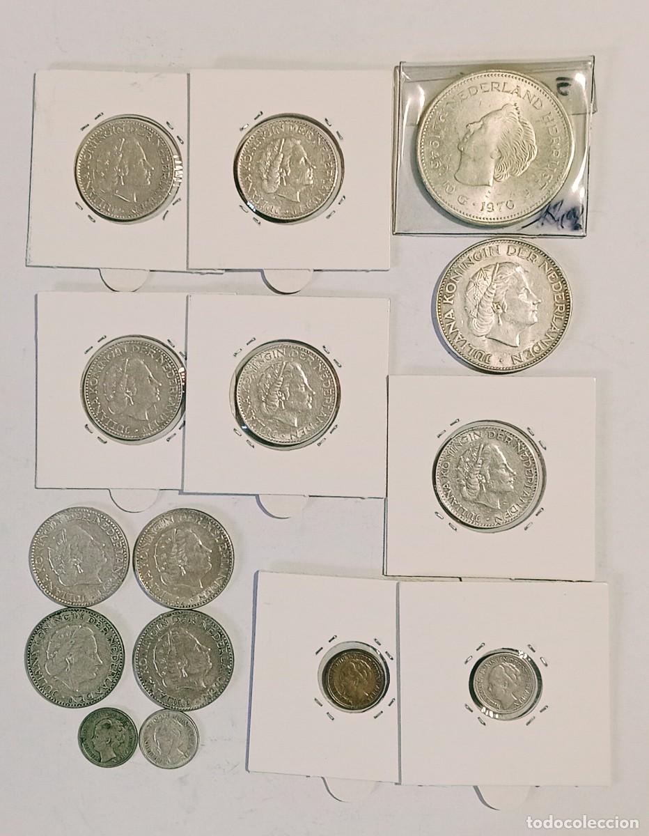 Alte M&uuml;nzen aus Europa: HOLANDA 15 monedas Plata Pa&iacute;ses Bajos