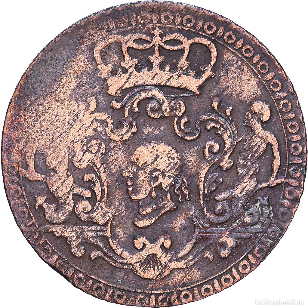 Old Coins of Europe: [#1547923] Corsican Republic, Pascal Paoli, 4 Soldi, 1764, Murato, Cobre, BC+, Gadoury:7