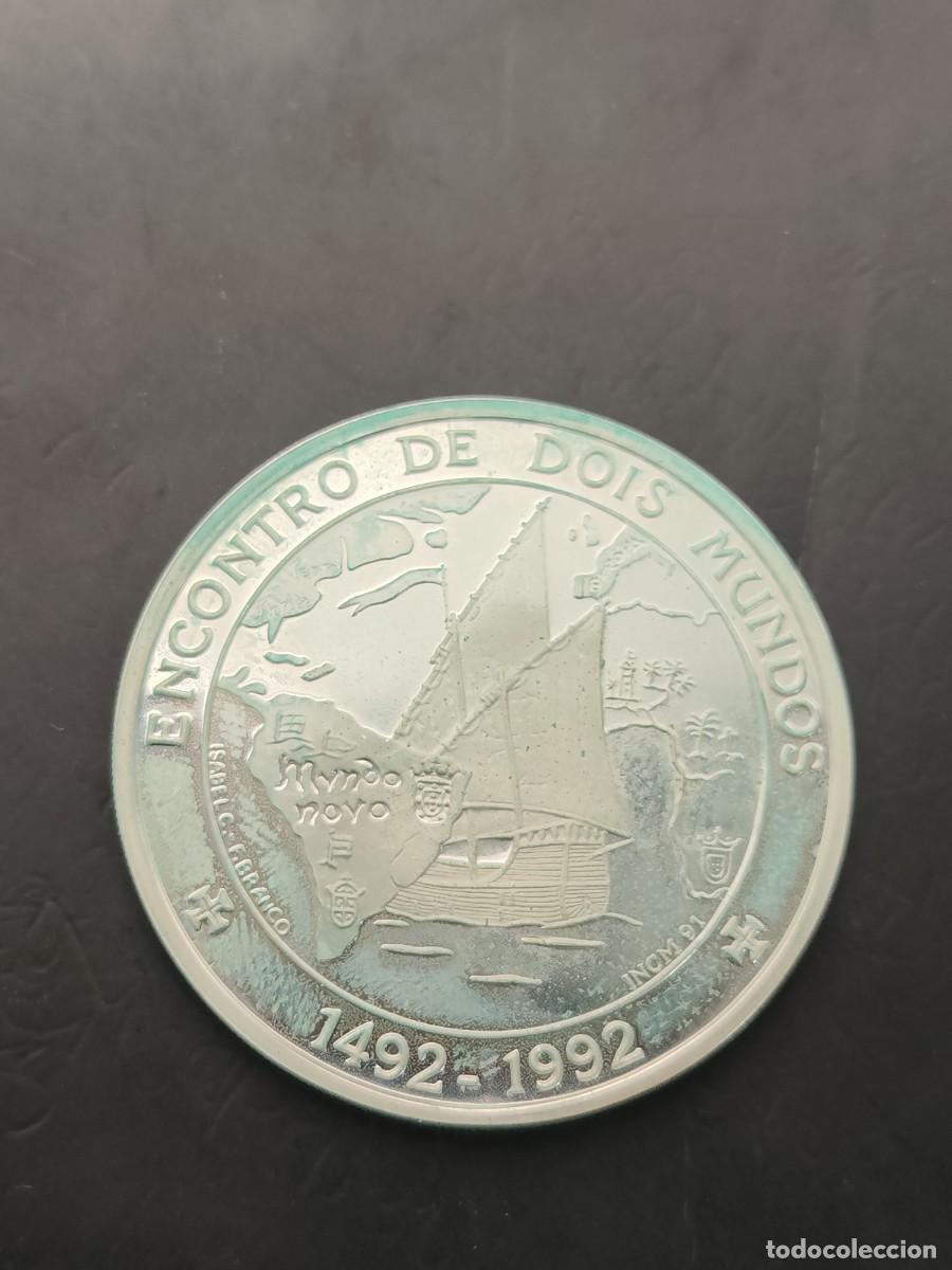 Monedas antiguas de Europa: PORTUGAL. A&Ntilde;O 1991. 1000 ESCUDOS PLATA &rdquo; I SERIE IBEROAMERICANA &rdquo;. PESO 27 GR