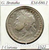Moedas antigas da Europa: G. BRETA&Ntilde;A 1822, 1 CORONA, KM-680.1, AG; 99,95 &euro; 1