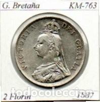 Moedas antigas da Europa: G. BRETA&Ntilde;A 1887, 2 FLORIN, KM-763, AG, EBC; 99,95 &euro; 1