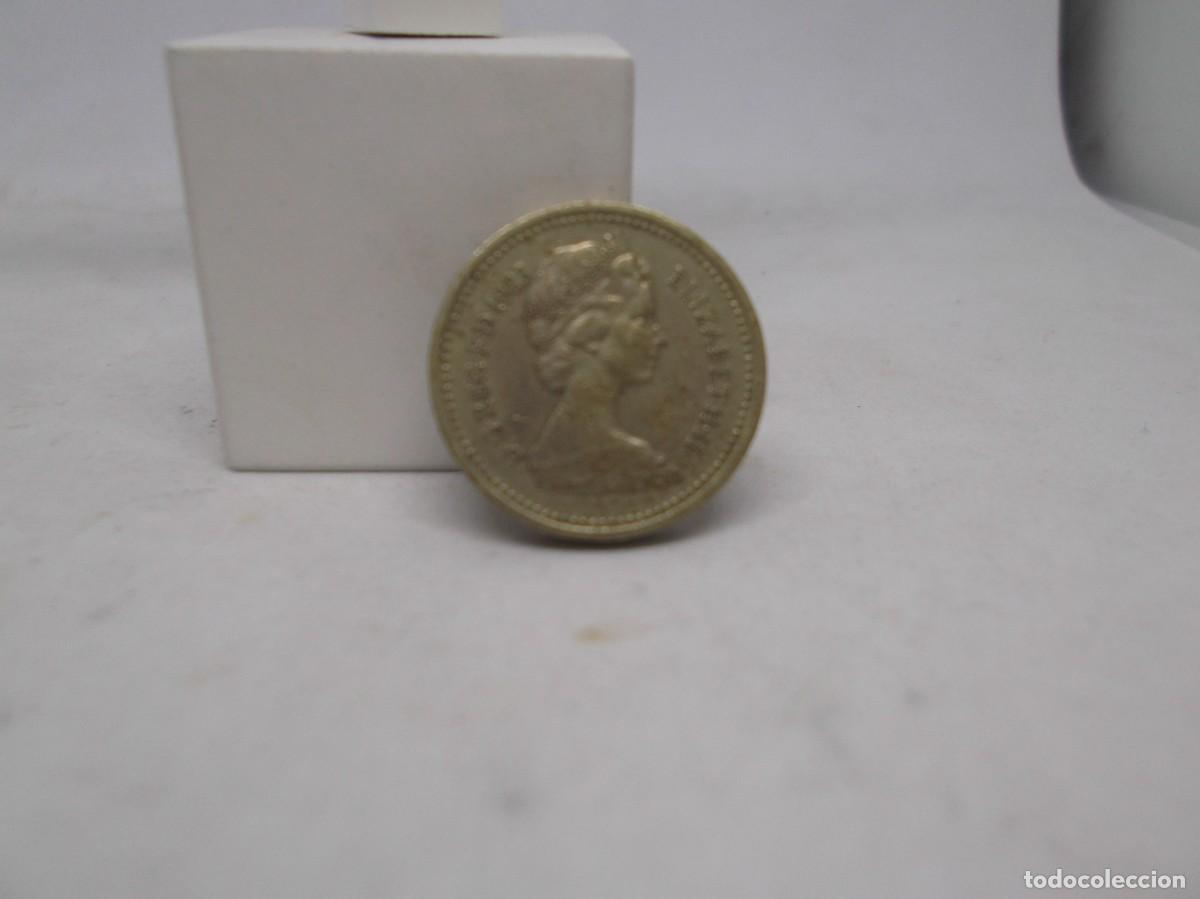 Monnaies anciennes de Europe: Moneda Gran Breta&ntilde;a One Pound 1983 Elizabeth II.