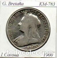 Moedas antigas da Europa: G. BRETA&Ntilde;A 1900, 1 CORONA, KM-783, AG, MBC; 89,95 &euro; 1