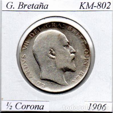 Alte M&uuml;nzen aus Europa: G. BRETA&Ntilde;A 1906, 1-2 CORONA. KM-802, AG, MBC; 29,95 &euro; 1