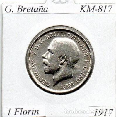 Alte M&uuml;nzen aus Europa: G. BRETA&Ntilde;A 1917, 1 FLORIN, KM-817, AG, MBC; 25,95 &euro; 1