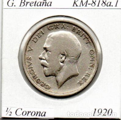 Monnaies anciennes de Europe: G. BRETA&Ntilde;A 1920, 1-2 CORONA. KM-818a.1, AG, MBC; 19,95 &euro; 1