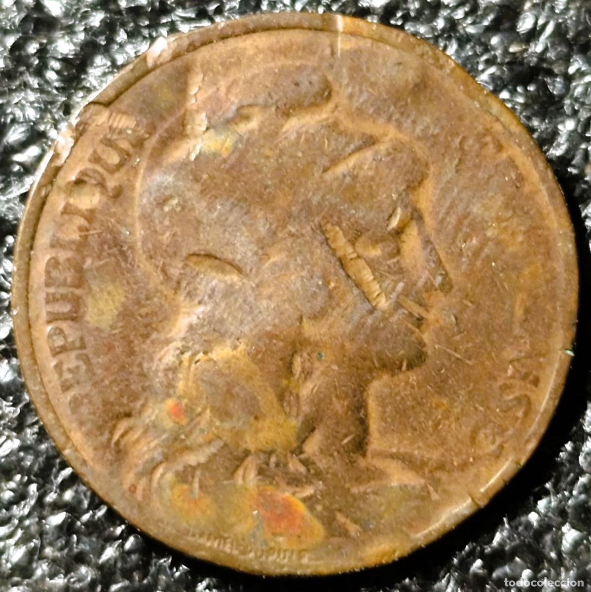 Alte M&uuml;nzen aus Europa: Francia 5 c&eacute;ntimos, 1912 Lote 730