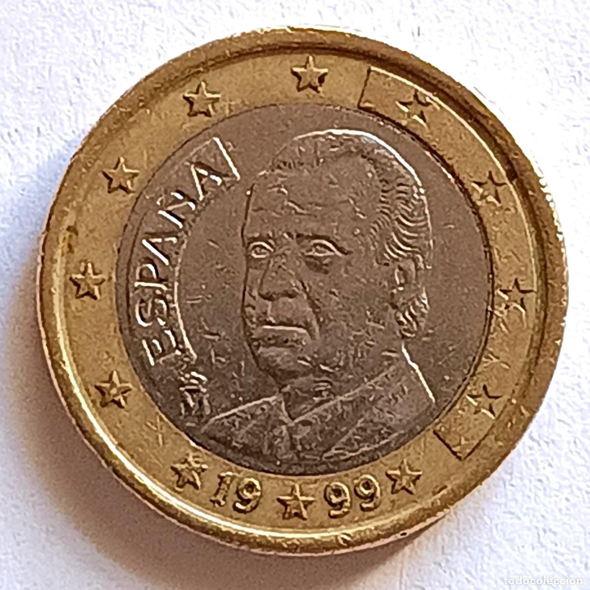 Alte M&uuml;nzen aus Europa: MONEDA 1 EURO - ESPA&Ntilde;A 1999 - CIRCULADA (1)