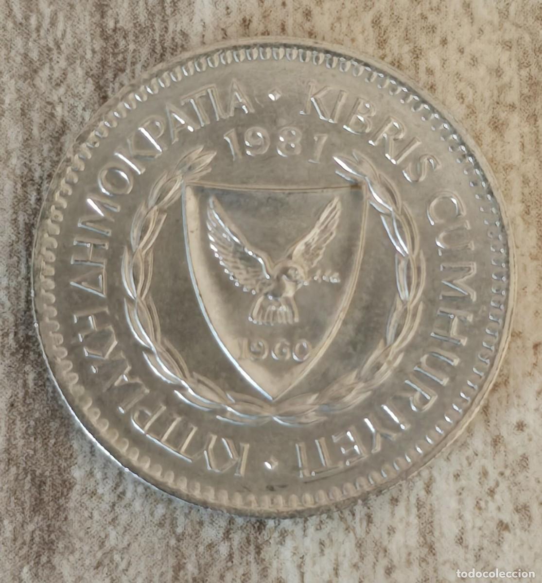 Old Coins of Europe: MONEDA DE CHIPRE 1981 - 50 MILS