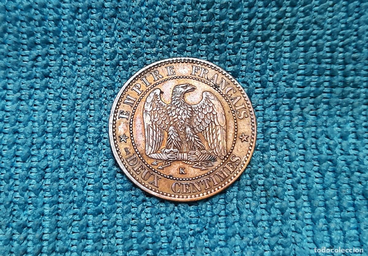 Monedas antiguas de Europa: Francia, 2 Centimes 1862 - Foto 2