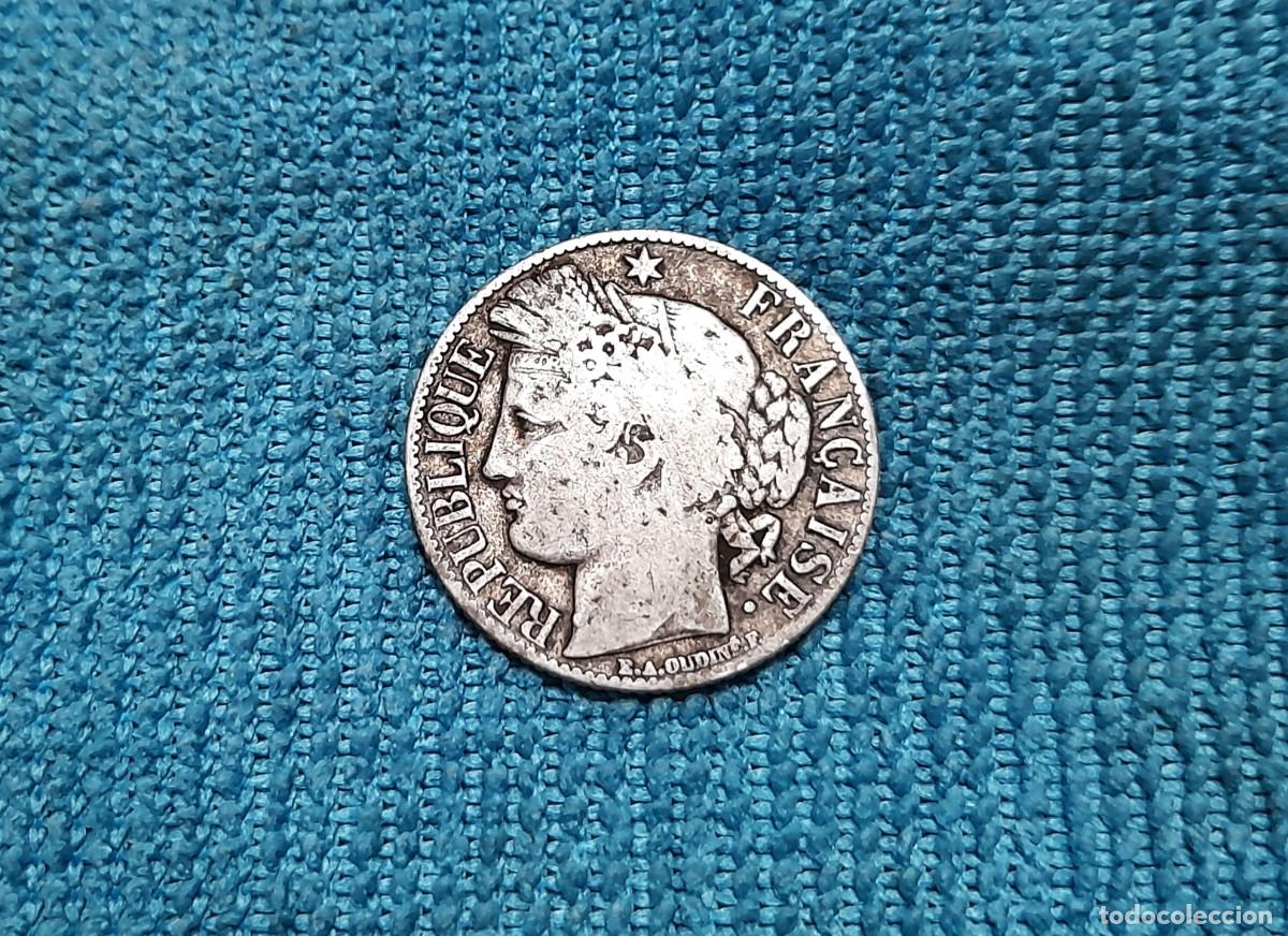 Monedas antiguas de Europa: Francia, 1 Franc 1888 - Foto 2
