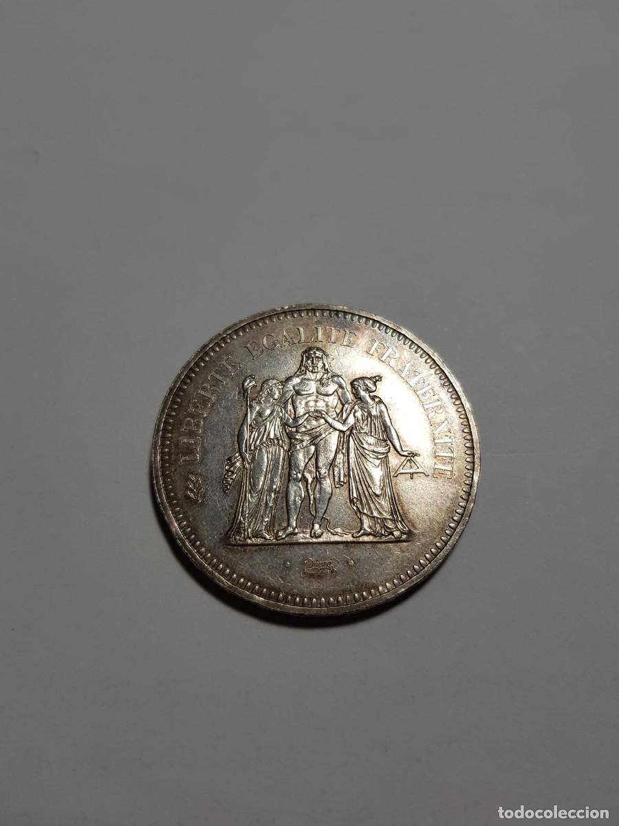 Monedas antiguas de Europa: FRANCIA- 50 FRANCOS-1977-PLATA