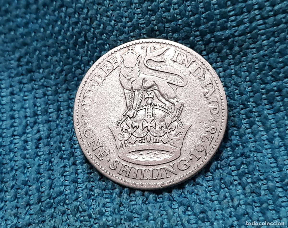 Monete antiche di Europa: Reino Unido, George V, 1 Shilling 1928