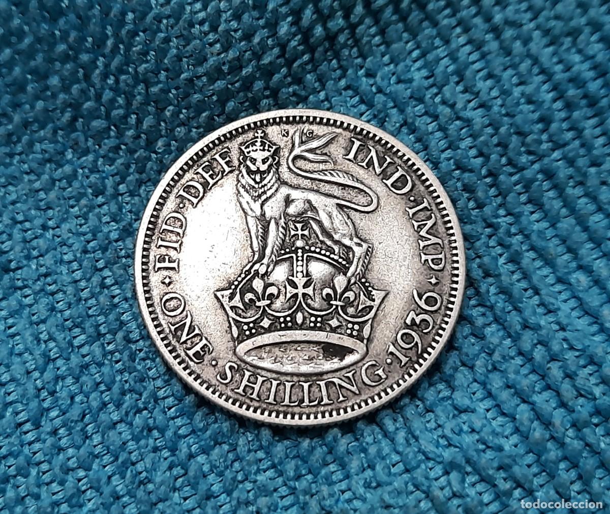 Monete antiche di Europa: Reino Unido, George V, 1 Shilling 1936