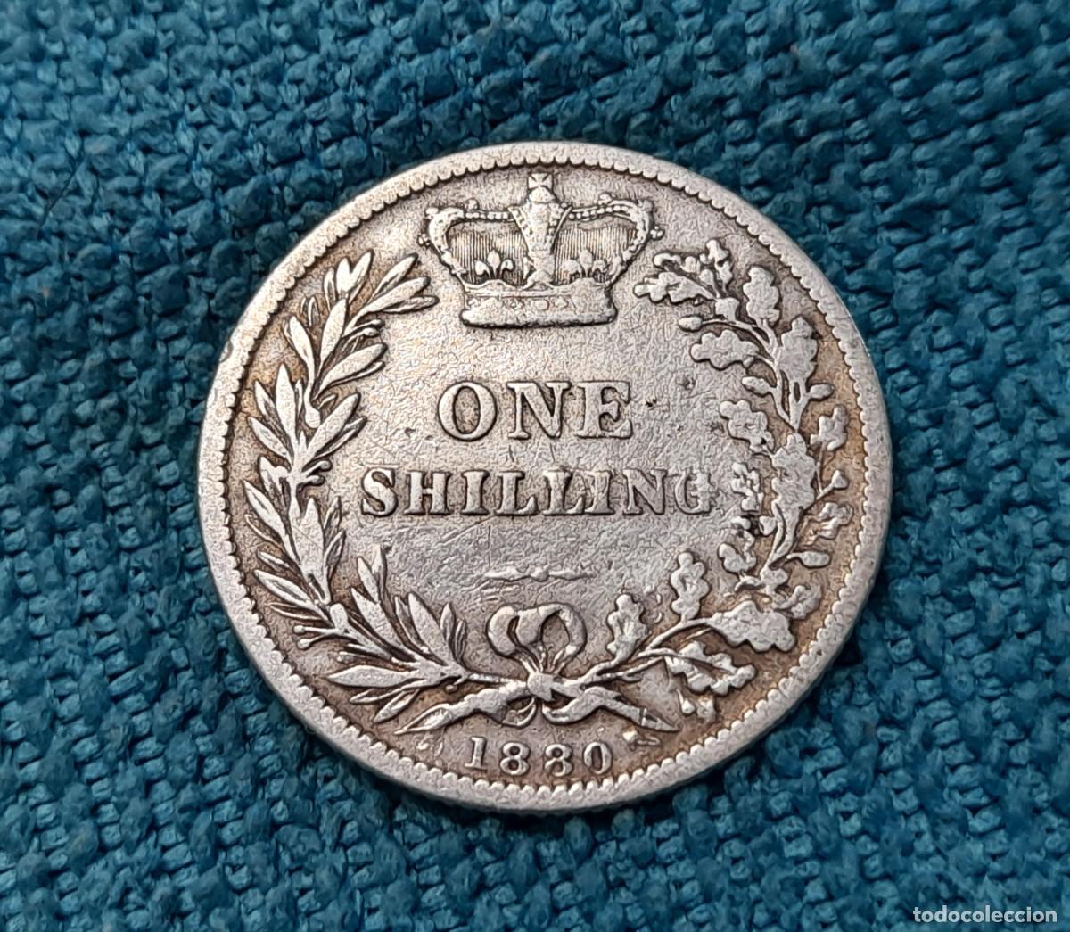 Old Coins of Europe: Reino Unido, Victoria, 1 Shilling 1880
