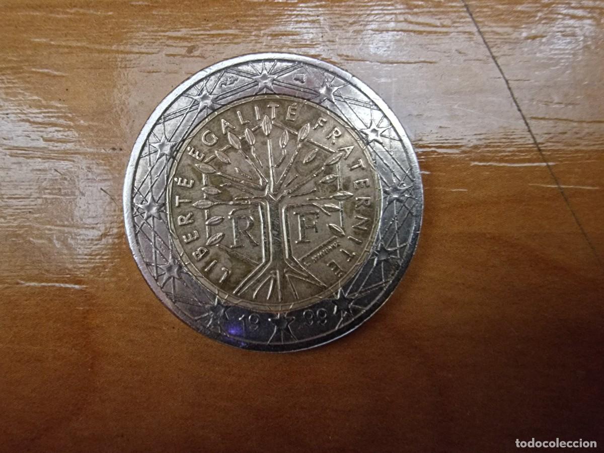 Alte M&uuml;nzen aus Europa: Lote 2867. Moneda francesa de 2 euros &rdquo;El &aacute;rbol de la vida&rdquo;, de 1999