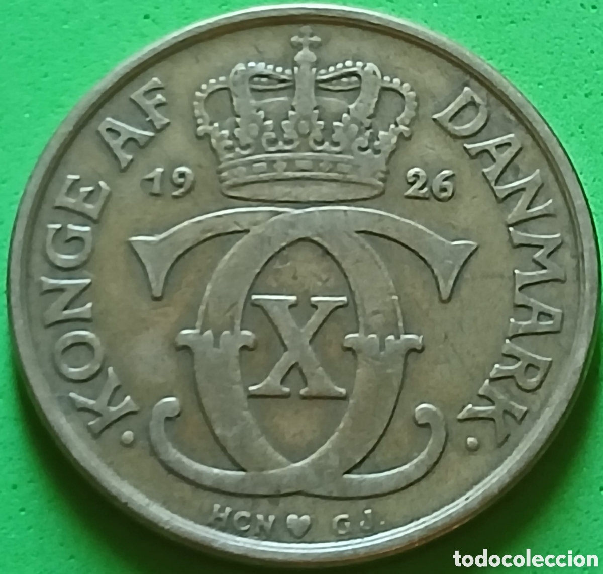 Old Coins of Europe: Dinamarca 2 coronas 1926 km#825