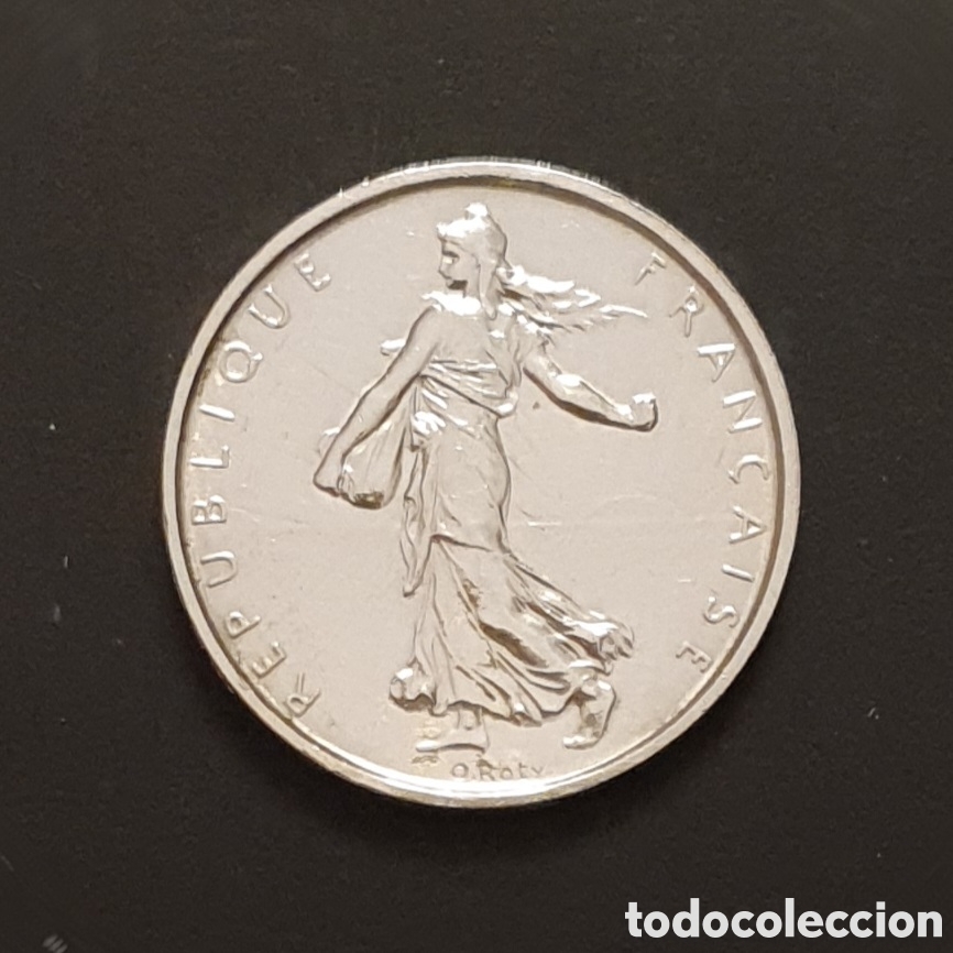Monedas antiguas de Europa: FRANCIA 5 FRANCOS PLATA 1963