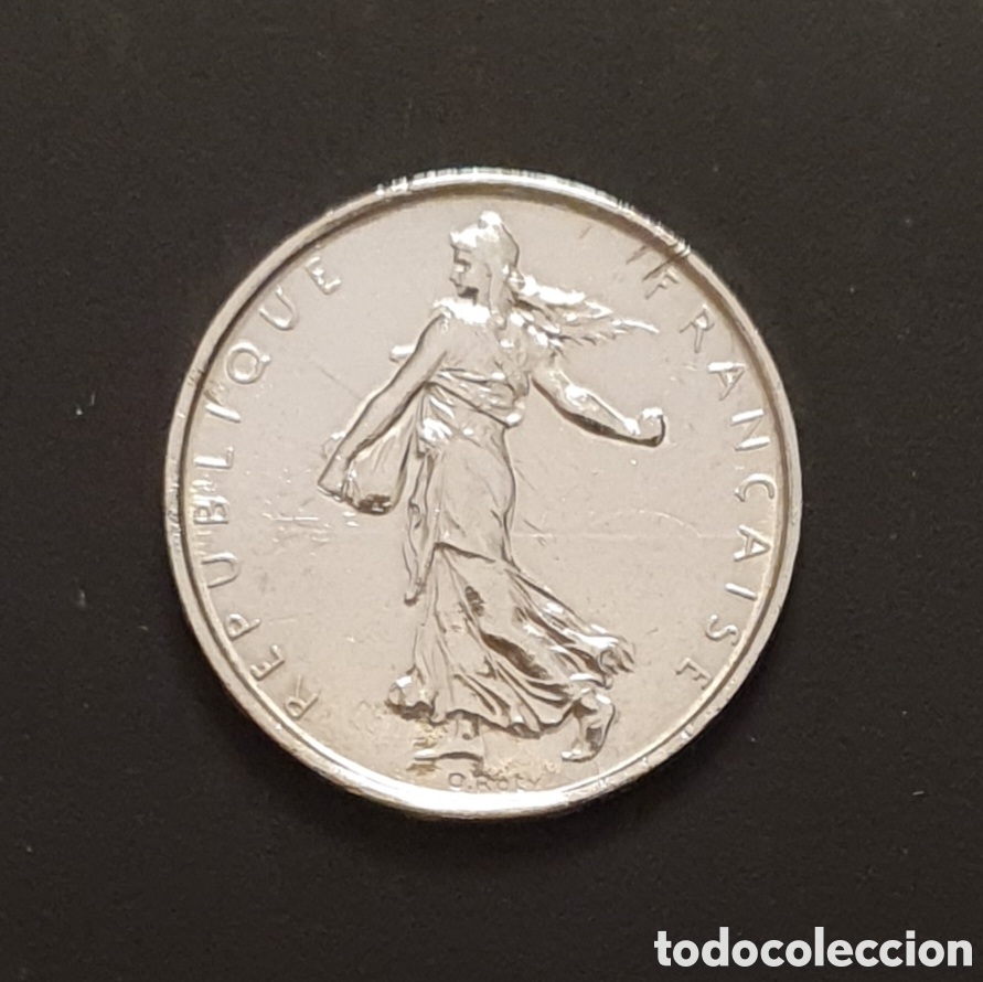 Old Coins of Europe: FRANCIA 5 FRANCOS PLATA 1964