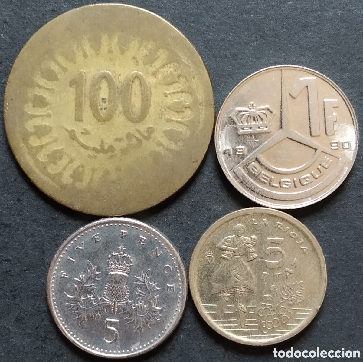 Monnaies anciennes de Europe: LOTE MONEDAS N&deg; 0218 - LOTE DE 4 MONEDAS INTERNACIONALES