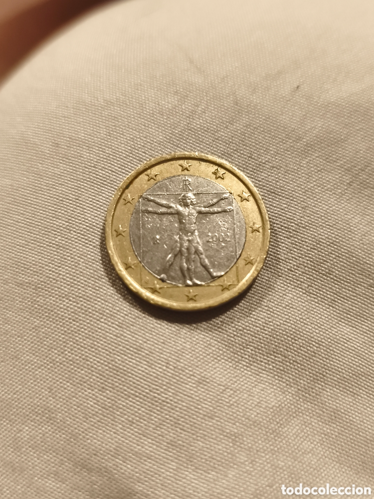 Alte M&uuml;nzen aus Europa: SE ACEPTAN OFERTAS.Moneda Roma 2002.El hombre Vitruvio de Leonardo Da Vinci