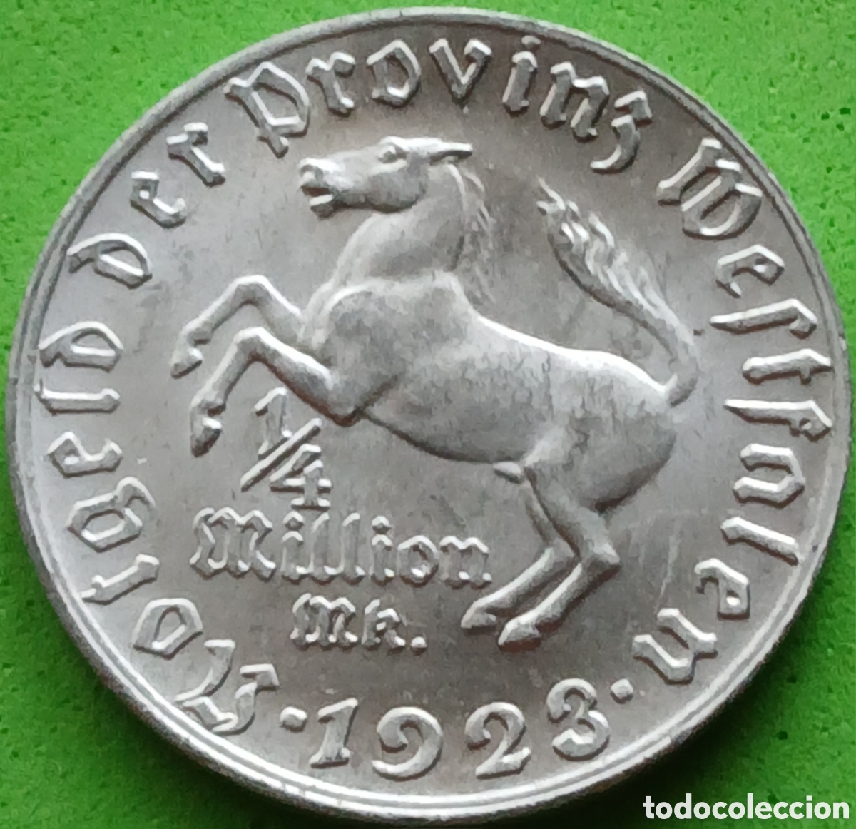 Alte M&uuml;nzen aus Europa: Alemania-Provincia de Westfalia 250.000 marcos 1923 WF#645.8