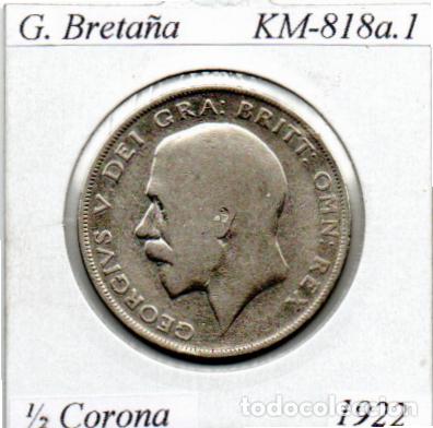Alte M&uuml;nzen aus Europa: G. BRETA&Ntilde;A 1922, 1-2 CORONA. KM-818a.1, AG, MBC; 19,95 &euro; 1
