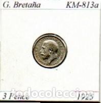 Monnaies anciennes de Europe: G. BRETA&Ntilde;A 1925, 3 PENCE, KM-813a, AG, EBC; 4,95 &euro; 1