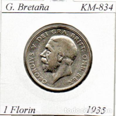 Old Coins of Europe: G. BRETA&Ntilde;A 1935, 1 FLORIN, KM-834, AG, EBC; 19,95 &euro; 1