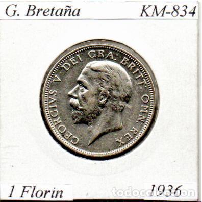 Old Coins of Europe: G. BRETA&Ntilde;A 1936 (1), 1 FLORIN, KM-834, AG, EBC; 19,95 &euro; 1