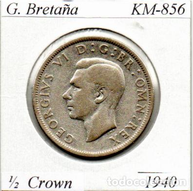 Old Coins of Europe: G. BRETA&Ntilde;A 1940, 1-2 CORONA. KM-856, AG, MBC; 19,95 &euro; 1