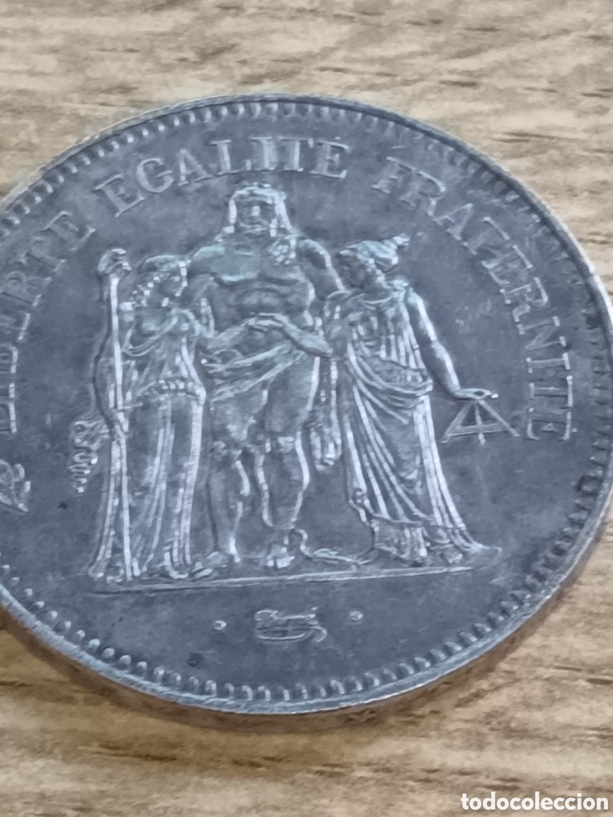 Monete antiche di Europa: MONEDA DE 50 FRANCOS DE PLATA 903 MIL&Eacute;SIMAS A&Ntilde;O 1979
