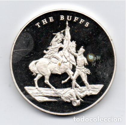 Moedas antigas da Europa: MEDALLA REGIMIENTO REAL DE NORFORK, BATALLA DE LA ALBUERA 1811, AG, 45 gm, PROOF; 89,95 &euro; 1