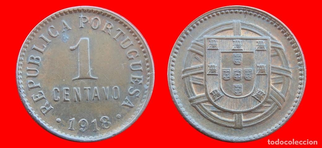 Old Coins of Europe: 1 CENTAVO 1918 PORTUGAL-156680