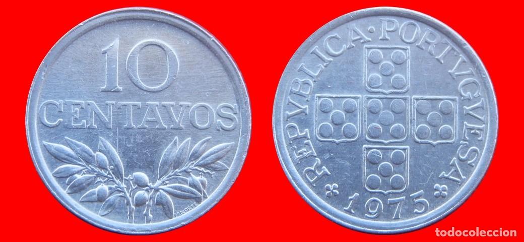 Old Coins of Europe: 10 CENTAVOS 1975 PORTUGAL-156683