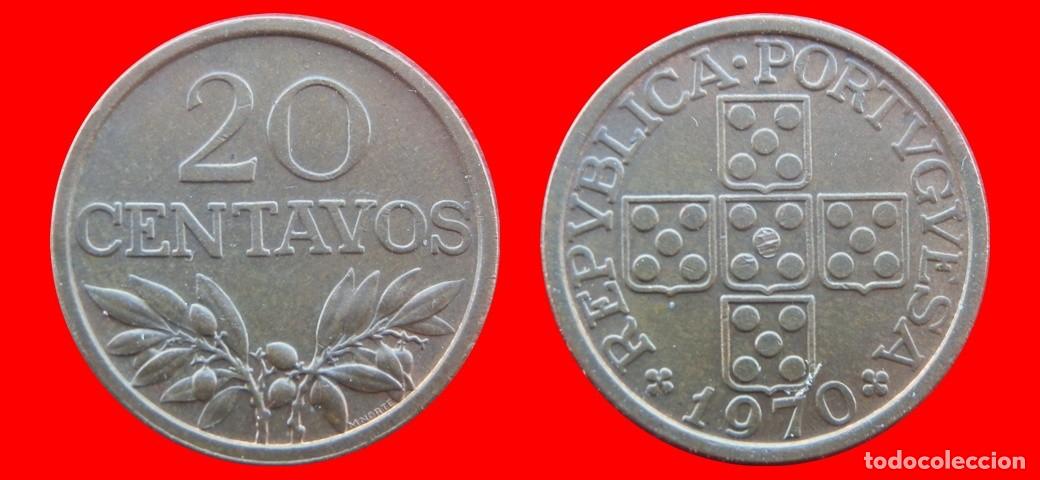 Monete antiche di Europa: 20 CENTAVOS 1970 PORTUGAL-156688