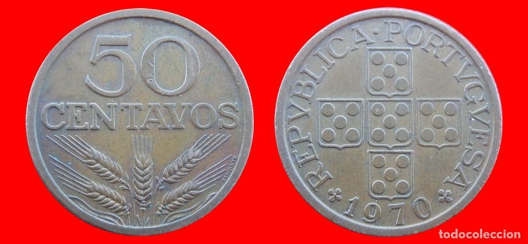 Monete antiche di Europa: 50 CENTAVOS 1970 PORTUGAL-156692