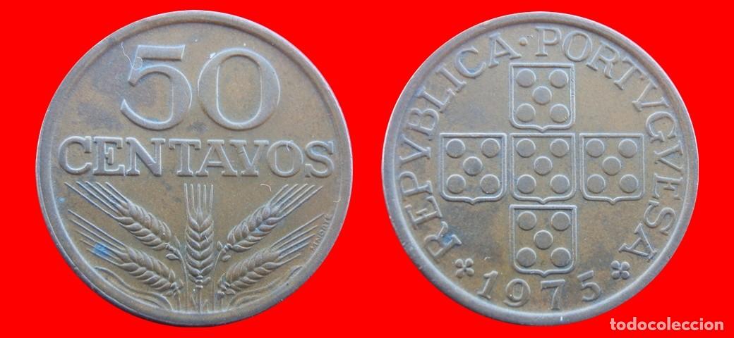 Monete antiche di Europa: 50 CENTAVOS 1975 PORTUGAL-156696